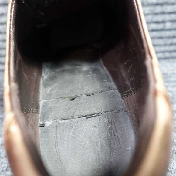 Ecco Shoes Mens 9 Brown Leather Brogue Wingtip Business Casual Dress Shoe - Picture 12 of 14